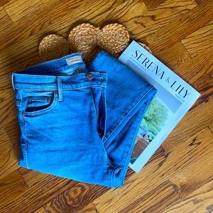 Mother Insider Crop Step Fray Shoot to Thrill